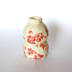 ぐい呑み／湯呑み　梅の花　手びねり　オリジナル陶器 7枚目の画像