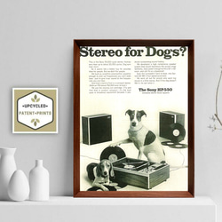 ソニー ステレオ 60年代 アメリカ ヴィンテージ 広告 額付 ポスター 2枚目の画像