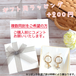 《送料無料》《金属アレルギー対応》ハンドメイド ピアス イヤリング＊ピンクベージュプレートとフープのきれいめ上品なピアス 7枚目の画像