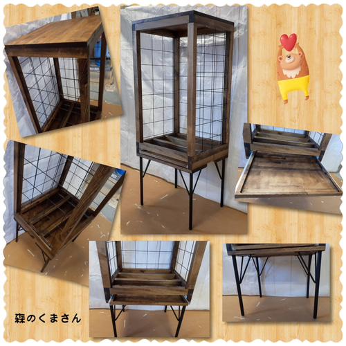 室内用男前薪ラック 薪ストーブの方必見！！ 棚・シェルフ・ラック