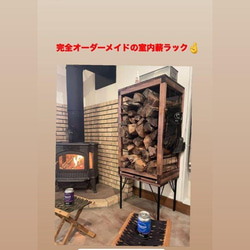 送料無料！ 丈夫で大容量 ウッドストッカー 薪棚 薪ストッカー yumi's