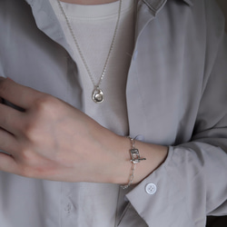 925純銀 焠煉 客製化刻字 長版 項鍊 長鍊 長鏈  免費送禮包裝 第13張的照片