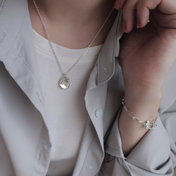 925純銀 焠煉 客製化刻字 長版 項鍊 長鍊 長鏈  免費送禮包裝 第12張的照片