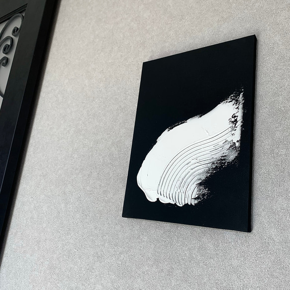 現代アート 33×24㎝ モダン テクスチャーアート 絵画 抽象画 アート 