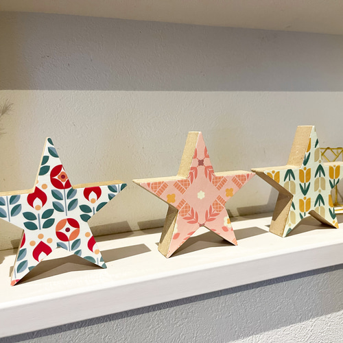 けい様確認 ウッドオブジェ スター 星 インテリア雑貨