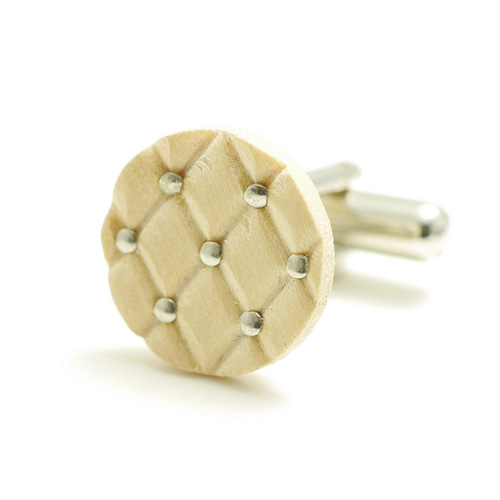安政二分金のカフスボタン シンプルさが逆に魅力のカフスボタンカフスボタン Basic 070