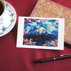 10枚set【富士山】 絵葉書 はがき アート ポストカード カード 龍神 山｜infinity artist NAO 2枚目の画像