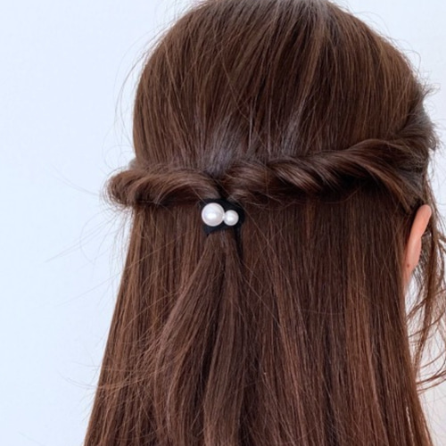 222パール　ヘアゴムキッズ　フォーマル　入園準備　卒園式　ヘアアクセサリー 222パールヘアゴムキッズフォーマル入園準備卒園式ヘアアクセサリー