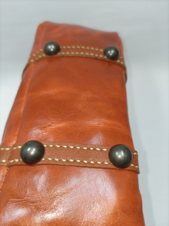 ミニボストンバッグ（オレンジ） 