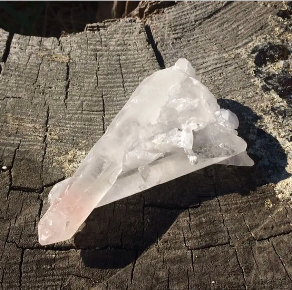 レア水晶　内モンゴル産　ピンククォーツ　水晶 5枚目の画像