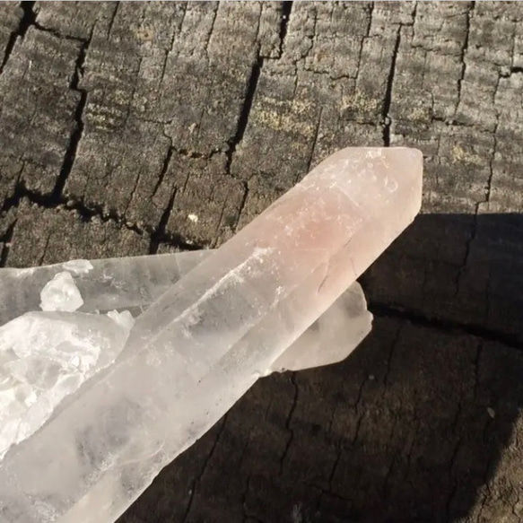 レア水晶　内モンゴル産　ピンククォーツ　水晶 4枚目の画像