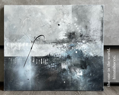 現代アート 53×45.5㎝ 花 モダン アートパネル インテリア 抽象