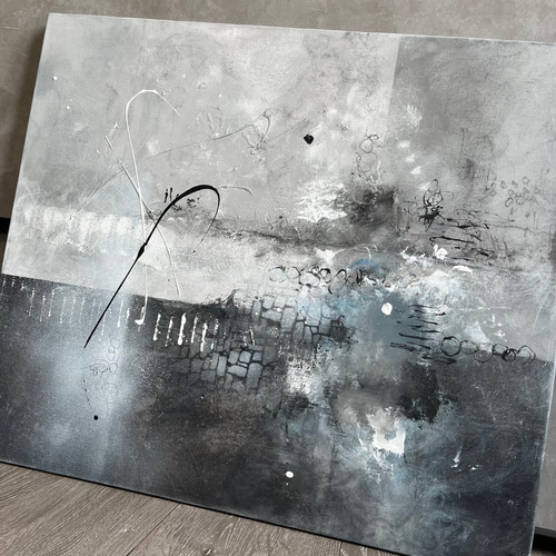 現代アート 53×45.5㎝ 大きめ モダン アートパネル インテリア