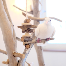 鳥さんのおもちゃ S｜桜と流木 4枚目の画像