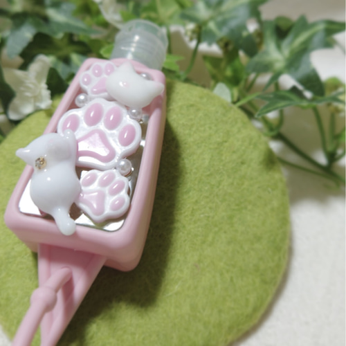 送料無料！！猫好きに大人気ฅ^•ω•^ฅしろねこをモチーフにしたハンド 