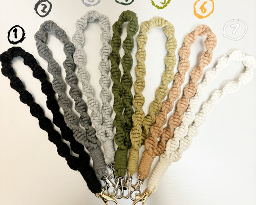 cotton＊ショルダーストラップC＊名前キーホルダー付き