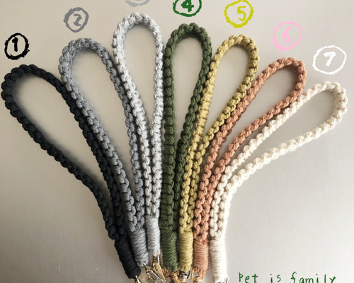 【オーダー】メンカラストラップ カチューシャタオルホルダー マクラメハンドメイド オーダー】メンカラストラップ カチューシャタオルホルダー マクラメ