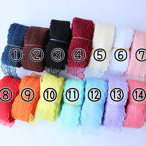 2色選べる】 Blossom Ribbon 推し活リボン レース 大きめリボン ライブ