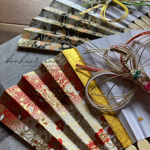 bonheur＊unaオリジナル》【＊】扇子プロップス＆ガーランド｜前