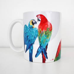マグカップ「Macaw & Macaw」 2枚目の画像