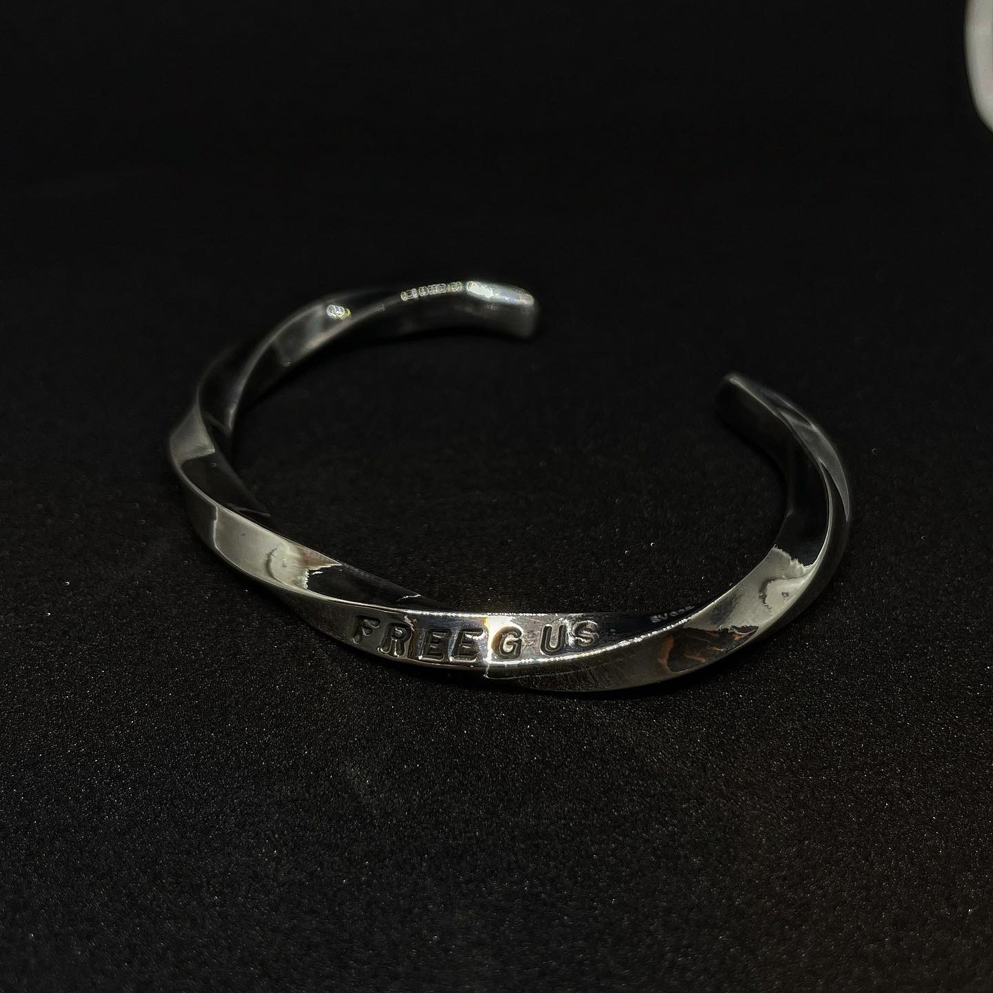 silver925 twist bangle