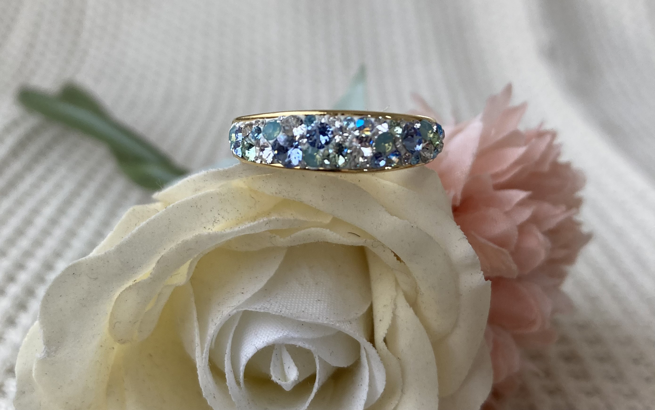 5号サイズ SWAROVSKI PAVE RING （スワロフスキーパヴェリング