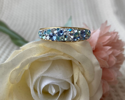 17号サイズ SWAROVSKI PAVE RING （スワロフスキーパヴェリング