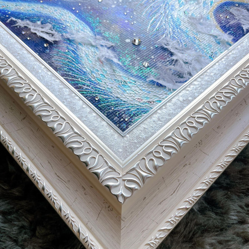 龍の絵画【1点物原画】宇宙龍～龍の絵 送料無料～ Dragon ヒーリング