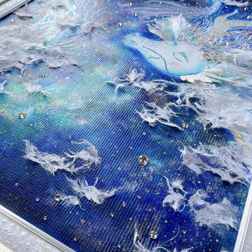龍の絵画【1点物原画】宇宙龍～龍の絵 送料無料～ Dragon