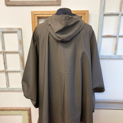 促銷價★時尚陣營❤️男女通用雨披外套棕色（男款L~2L，女款LL~3L） 第8張的照片