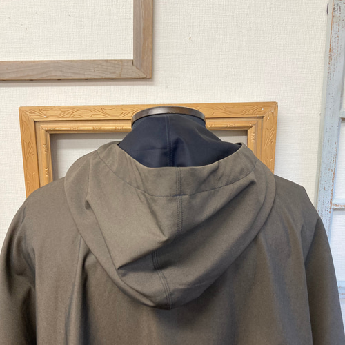 セール価格☆オシャレキャンプ❤️男女兼用ポンチョジャケット 茶色