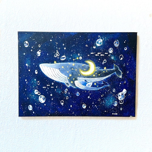 油絵 油彩 油彩画 絵 絵画【ブルームーン】SM号 絵画 HR 通販