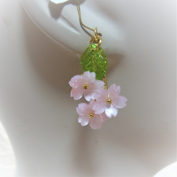 売れ筋アイテムラン さくら チャーム ピンク 桜 イヤリングパーツ ピアス 加工パーツ ピアス