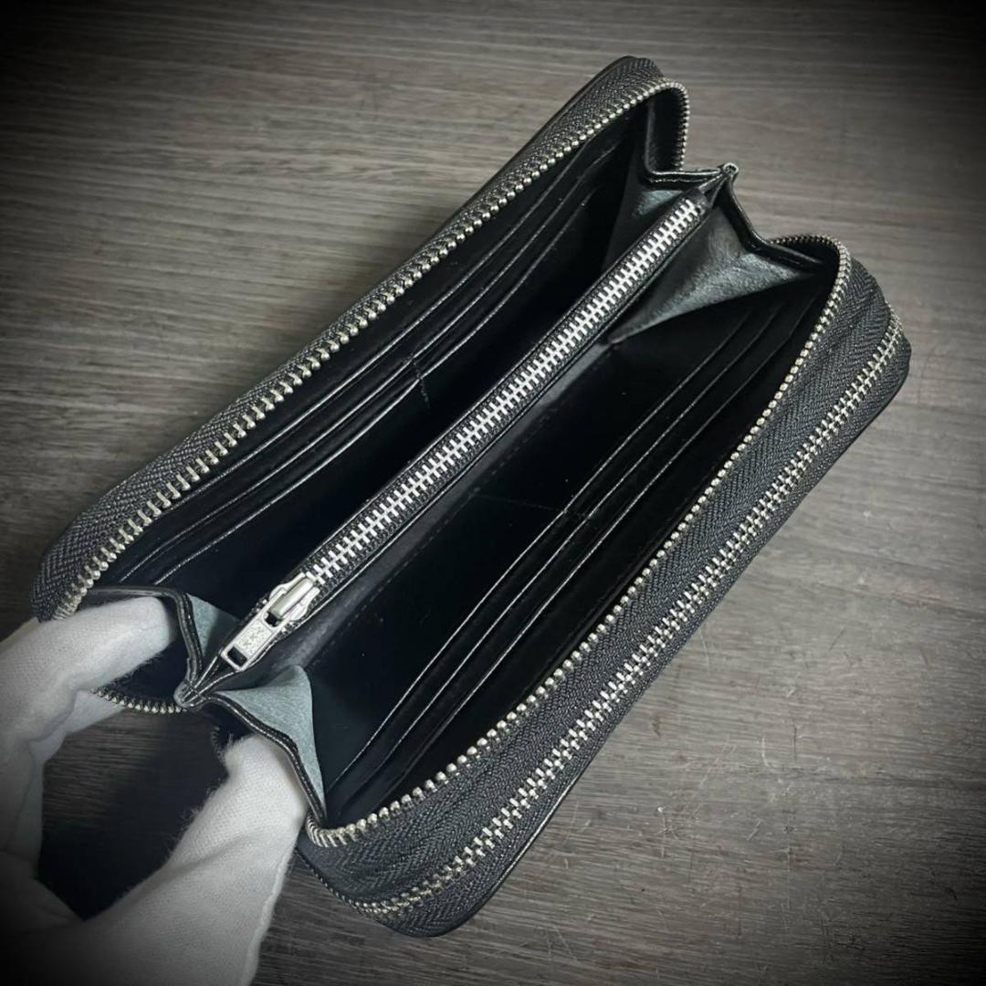 スティングレイ メンズ財布 特大容量 ダブルファスナー 長財布