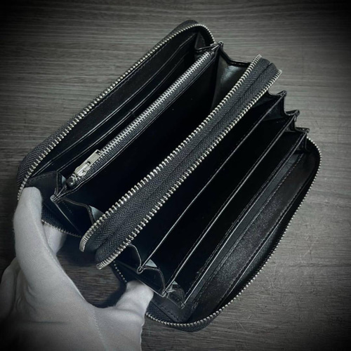 スティングレイ ダブルファスナー　長財布 スティングレイ メンズ レディース 特大容量 ダブルファスナー