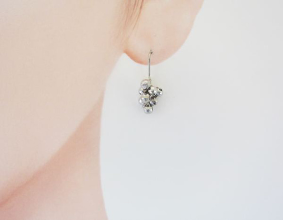 silver stardust（ピアス・樹脂ノンホールピアス） イヤリング