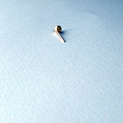 希少 朝×睡蓮の池なバイカラータンザナイト K18 ピアス《受注制作》  ピアス 4枚目の画像