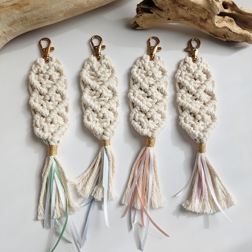 No.1マクラメ♡ハートモチーフ♡hanging No.1マクラメ♡ハートモチーフ