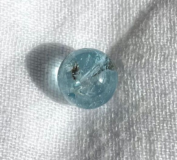 【AAA ブルートパーズ 8.3mm玉 バラ】粒売り 天然石ビーズ 11月誕生石 現物 6枚目の画像