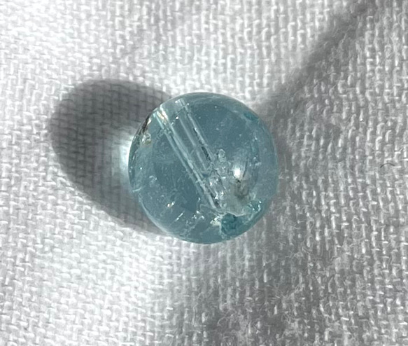 【AAA ブルートパーズ 8.3mm玉 バラ】粒売り 天然石ビーズ 11月誕生石 現物 1枚目の画像