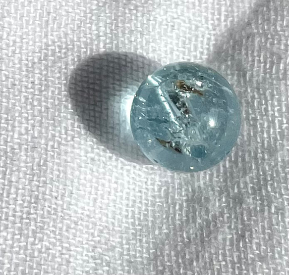 【AAA ブルートパーズ 8.3mm玉 バラ】粒売り 天然石ビーズ 11月誕生石 現物 4枚目の画像