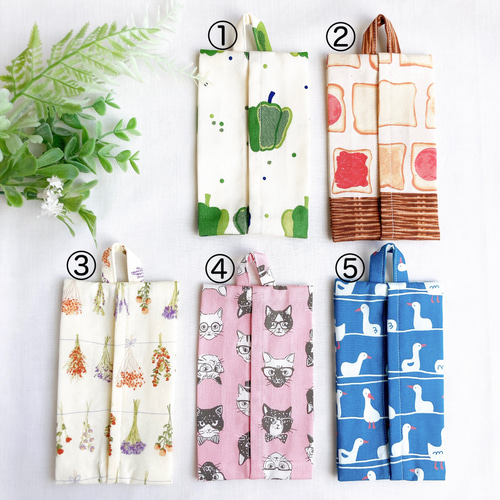 ハンドメイド□ソフトパック□ティッシュカバー□北欧風□森のクマさん