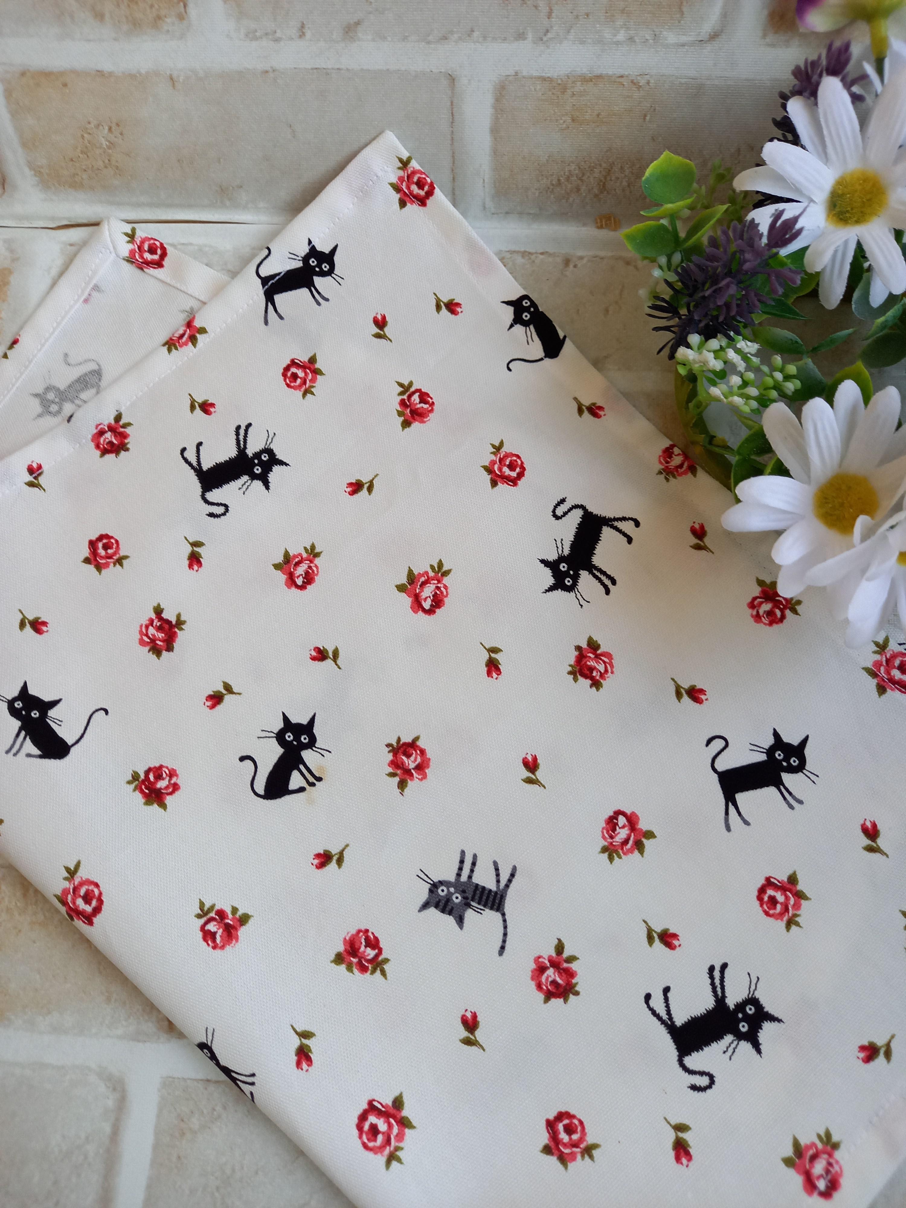 訳あり品 【30×40】ランチョンマット（黒猫ちゃん） ランチョンマット  