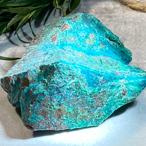 女神の石✨ クリソコラ 珪孔雀石 原石 ラフストーン 天然石 東洋占星術