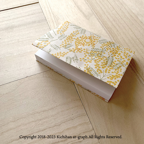 ミモザ（mimosa）文様／A3包装紙【5枚】 包装紙・ラッピング