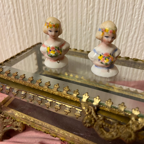 ハーフドール ピンクッション ティーコゼ パフドール 貴婦人