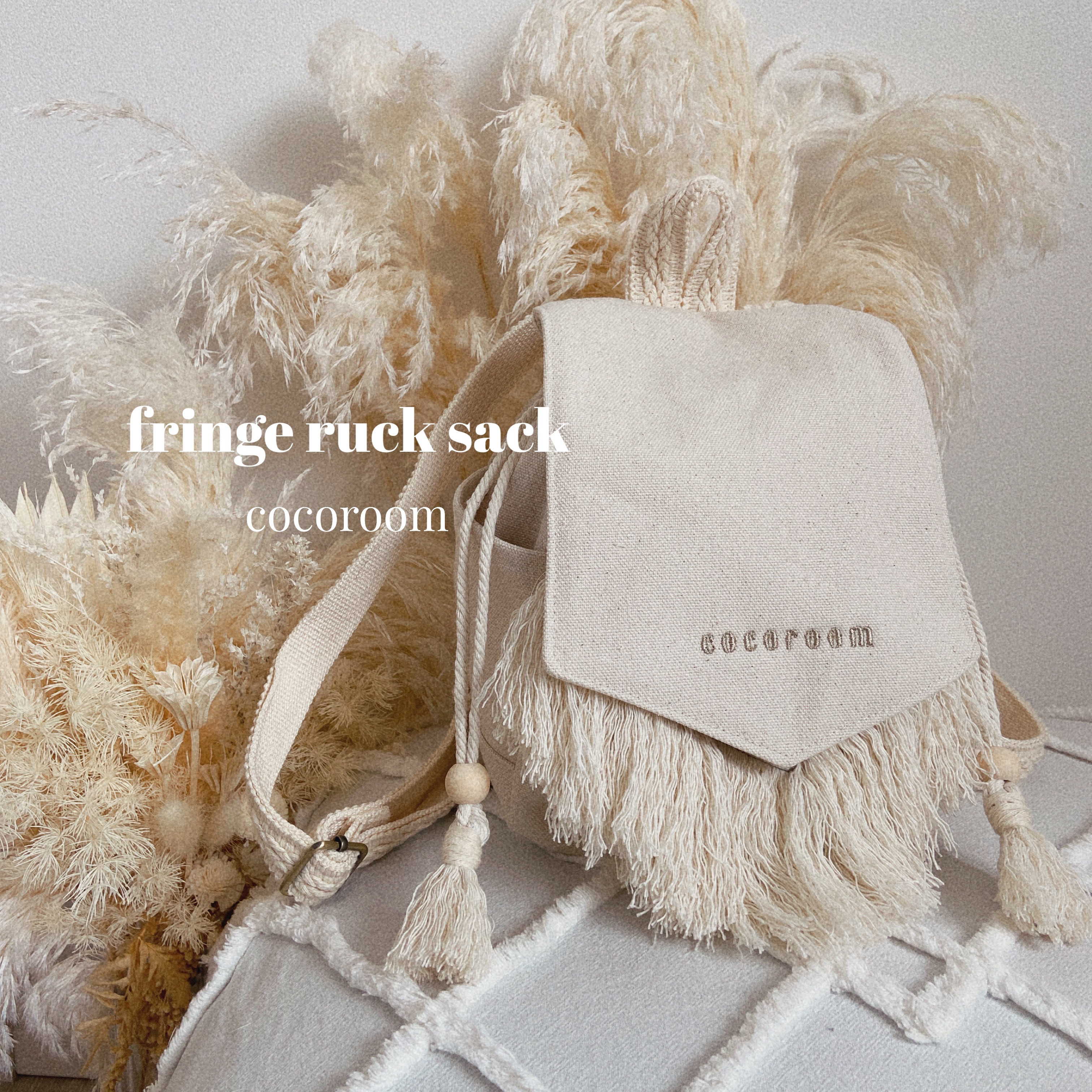fringe rucksack 4,930円