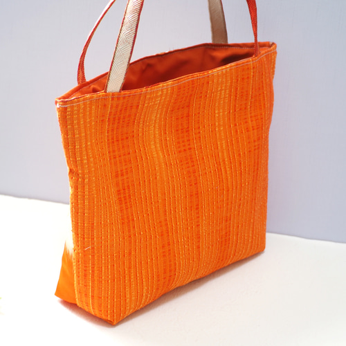 西陣織】着物帯リメイクバッグ（帯リメイク/伝統工芸/京都西陣/着物