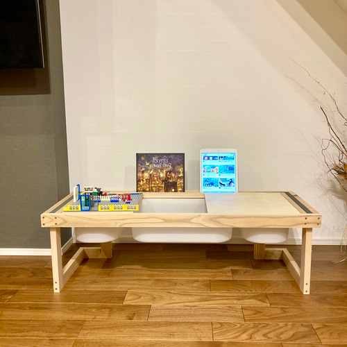 着払い】レゴテーブル／ブックスタンド／レゴ収納／プレイテーブル