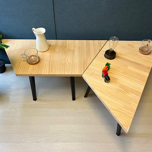 【送料無料】 ローテーブル 6角形 90cm 2分割 パイン 折りたたみ脚 送料無料】 ローテーブル 6角形 90cm 2分割 パイン 折りたたみ脚